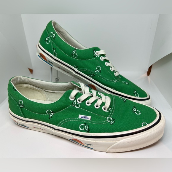 Vans OG Era LX, Paisley Green Sneakers, California, Size 11  #RARE StockX - Picture 4 of 12